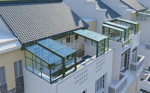 伸縮折疊陽光房特點